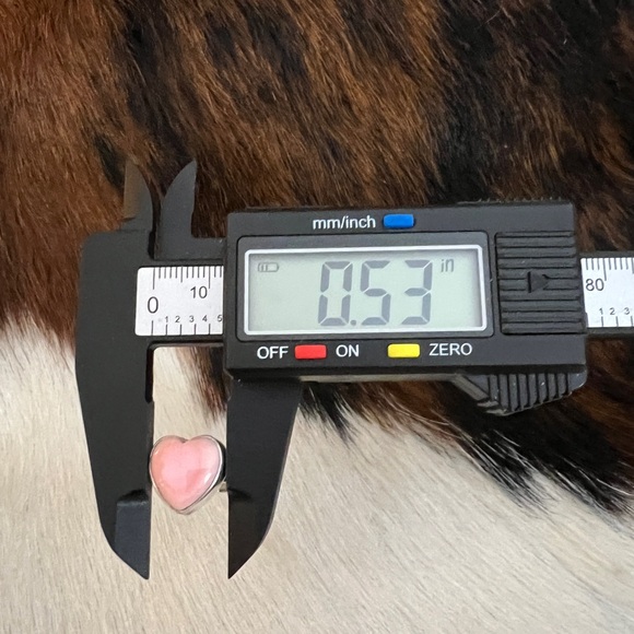 ❤️ Queen Pink Conch Heart Ring Sterling Silver Navajo Southwestern Style Sz 8.75 - Picture 13 of 14